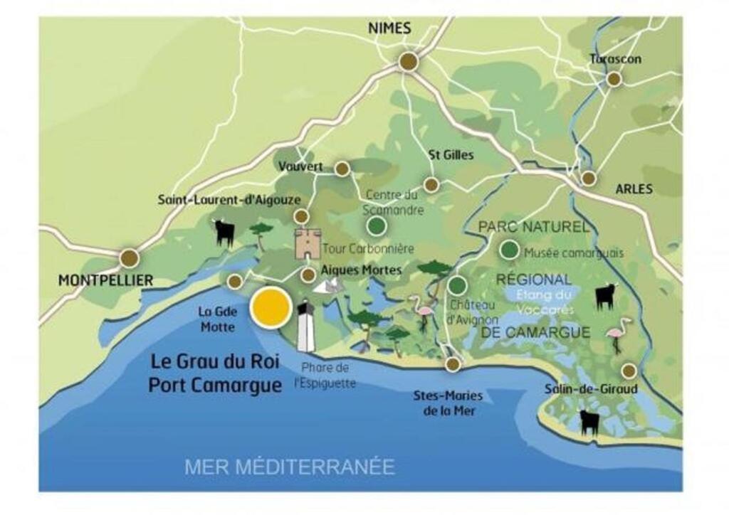 Studio - 2Min Mer & Plages - Grau Du Roi Le Grau-du-Roi Exteriör bild